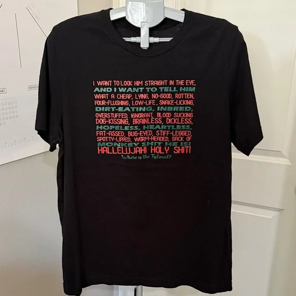 Griswold Christmas Vacation Funny Black Tee - Picture 2 of 2